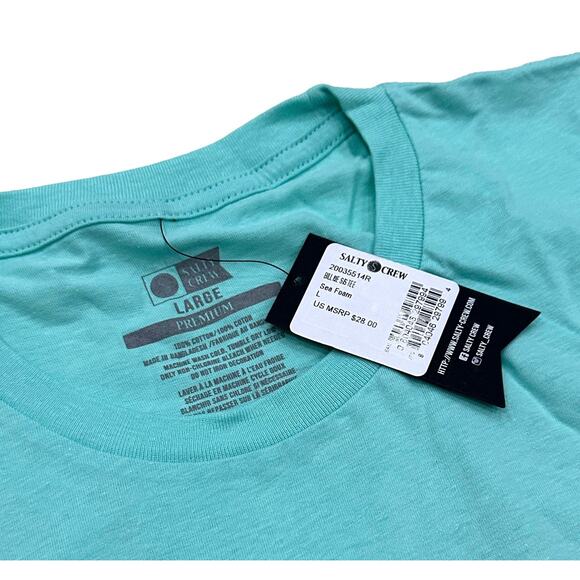 Salty Crew Men's X Ron Jon Surf Shop Marlin Short Sleeve Tee T-Shirt in Large - Picture 3 of 3